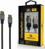 Cablexpert DisplayPort male - DisplayPort male 1.8m Μαύρο (CC-DP8K-6)