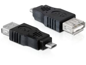 DeLock Μετατροπέας micro USB male σε USB-A female (65325)