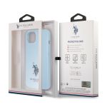 U.S. Polo Assn. Mini Horses Back Cover Σιλικόνης Γαλάζιο (iPhone 13)