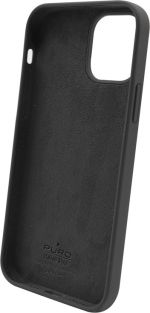 Puro Icon Anti-Microbial Back Cover Σιλικόνης Μαύρο (iPhone 13)