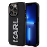 Karl Lagerfeld “Karl 3D Logo Glitter Cover” Hard Case Θήκη προστασίας από σιλικόνη – iPhone 15 Pro Max (Glitter / Black – KLHCP1