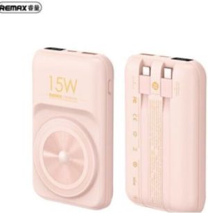 Remax RPP-281 Power Bank 10000mAh 22.5W με Θύρα USB-C Power Delivery Ροζ