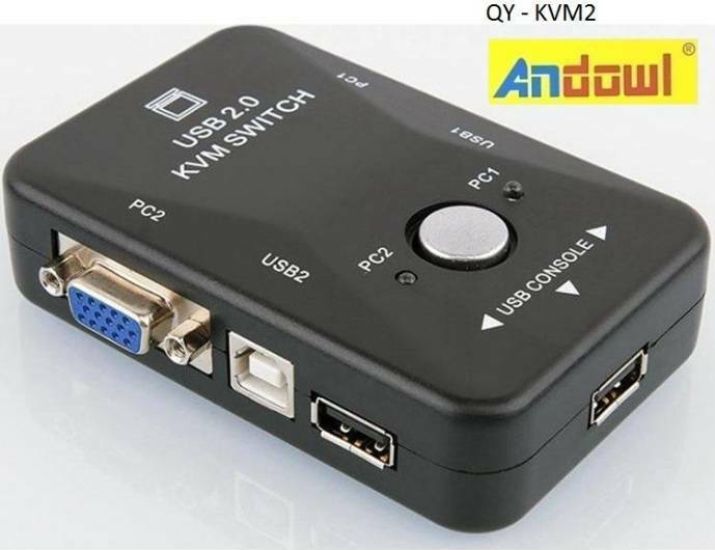 Andowl QY-KVM2 VGA 2xPC & Usb