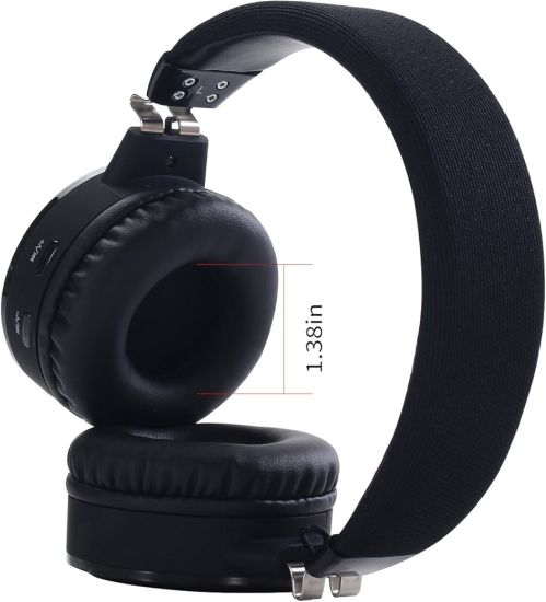BT018 Stereo Wireless Bluetooth Rechargeable Headset Black