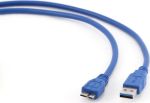 Cablexpert CCP-mUSB3-AMBM-0.5M Regular USB 3.0 to micro USB Cable Μπλε 0.5m