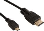 MediaRange HDMI 1.4 Cable HDMI male - micro HDMI male 1m Μαύρο
