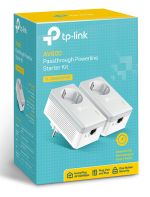 TP-LINK AV600 Passthrough Powerline Starter Kit TL-PA4010P, Ver. 4.0