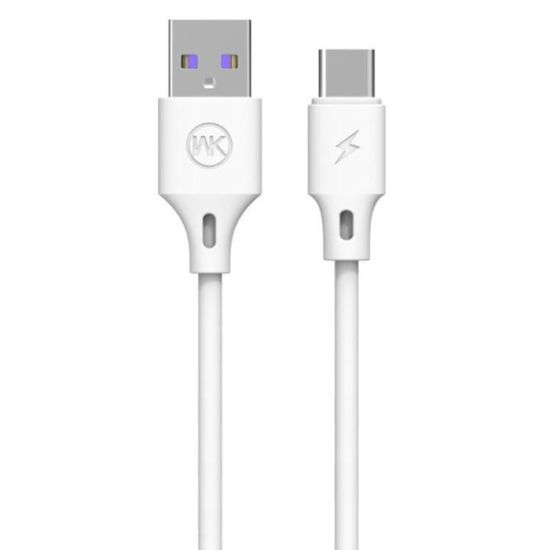 Charging Cable WK TYPE-C White 1m Full Speed Pro WDC-101 5A