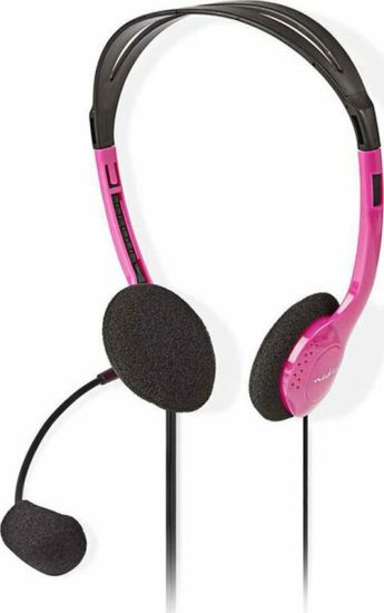 Nedis CHST100 On Ear Multimedia Ακουστικά με μικροφωνο και σύνδεση 3.5mm Jack Black