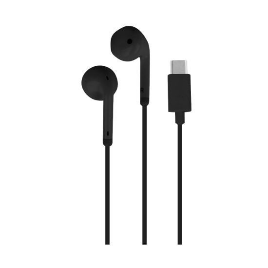 Puro Wired FILO Stereo Earphones USB-C Black