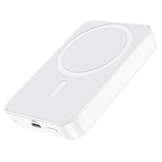 Borofone BJ25 Plus MagSafe Power Bank 10000mAh με Θύρα USB-C – Λευκό PD 20W