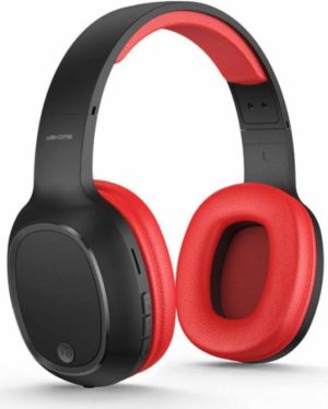 WK M8 Ασύρματα Bluetooth FM radio Ακουστικά Κόκκινα