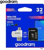 GoodRAM M1A4 microSDHC 32GB Class 10 U1 UHS-I με αντάπτορα