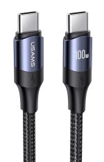 USAMS καλώδιο USB-C US-SJ526, 100W/5A, PD, 3m, μαύρο