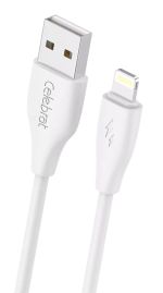 CELEBRAT καλώδιο Lightning σε USB CB-31, 15W, 480Mbps, 1m, λευκό