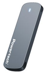 POWERTECH θήκη για M.2 SATA SSD PT-1374, 6Gbps, γκρι
