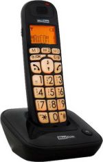 MaxCom MC6800 Ασύρματο Τηλέφωνο για Ηλικιωμένους με Aνοιχτή Aκρόαση Black