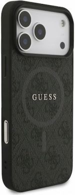 Guess 4G Ring Classic Logo MagSafe Case for iPhone 17 Pro Max – Black – Θήκη Προστασίας για iPhone 17 Pro Max σε Μαύρο Χρώμα