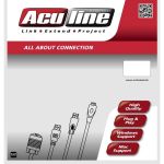 Cable USB M/F 1,8m Aculine USB-001