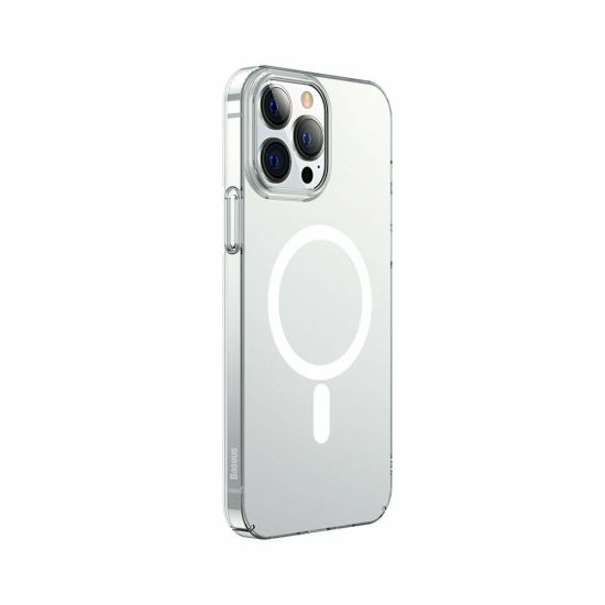 Baseus Crystal Back Cover Magnetic, Σιλικόνης Διάφανο (iPhone 13 Pro)