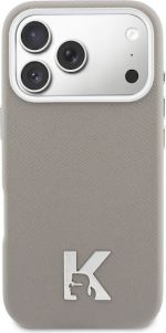 Karl Lagerfeld -Karl Head Logo MagSafe Case for iPhone 17 Pro Max – Θήκη Προστασίας για iPhone 17 Pro Max – Γκρι