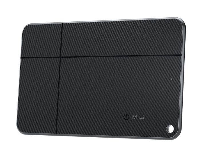 MILI ψηφιακή επαγγελματική κάρτα & tracker MiCard Duo για iOS & Android συσκευές, NFC, Bluetooth, μαύρο