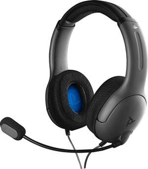 PDP LVL40 Over Ear Gaming Headset με σύνδεση 3.5mm Γκρι