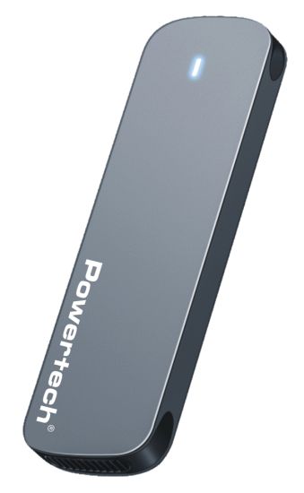 POWERTECH θήκη για M.2 SATA/NVMe SSD PT-1375, 10Gbps, γκρι