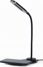 GEMBIRD DESK LAMP WITH WIRELESS CHARGER BLACK