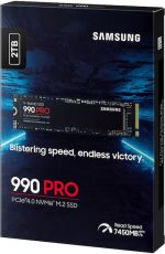 Samsung 990 PRO SSD 2TB τύπου M.2 με σύνδεση PCI Express 4.0 (PS5 Compatible) MZ-V9P2T0BW