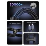 Ugreen USB 2.0 Cable USB-C male - USB-C 240W PD Γκρι 3m 65909