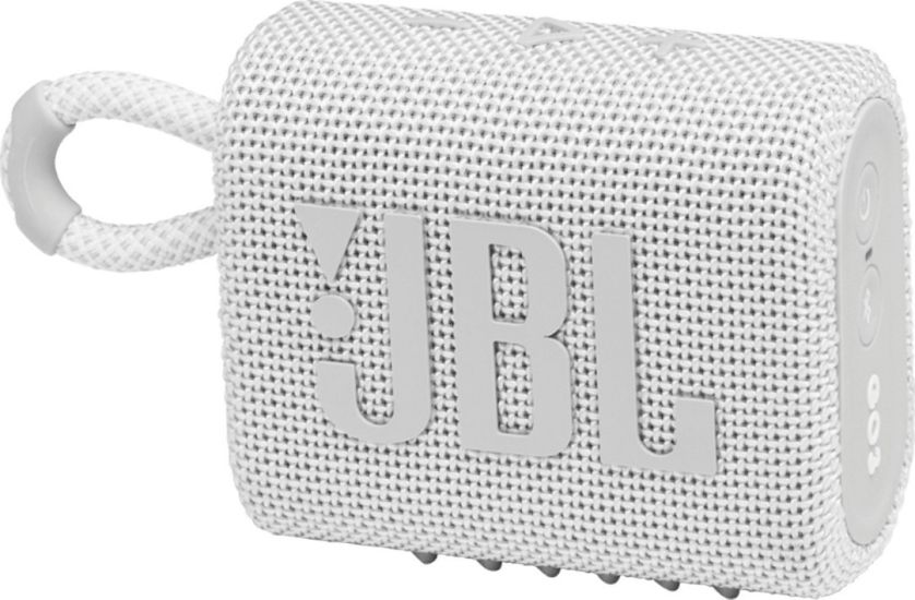 JBL Go 3 Αδιάβροχο Ηχείο Bluetooth 4.2W Λευκό