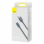 Baseus Crystal Shine Braided USB 2.0 Cable USB-C male - USB-A male Μαύρο 1.2m (CAJY000401)