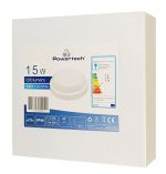 POWERTECH LED φωτιστικό τοίχου EXTL-0003, αισθητήρας κίνησης, 15W, λευκό