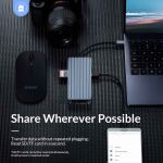 ORICO docking station WB-6TS, USB-C, 6-ports, διάφανο