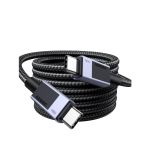 Charging Cable UGREEN 100W L512 TYPE-C/TYPE-C Black 3m 45065