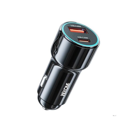 Car Charger WK 63W PD+USB QC Tarnish WP-C49