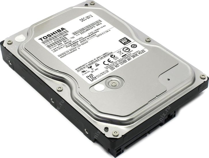 Toshiba DT01 500GB HDD Σκληρός Δίσκος 3.5" SATA III 7200rpm με 32MB Cache