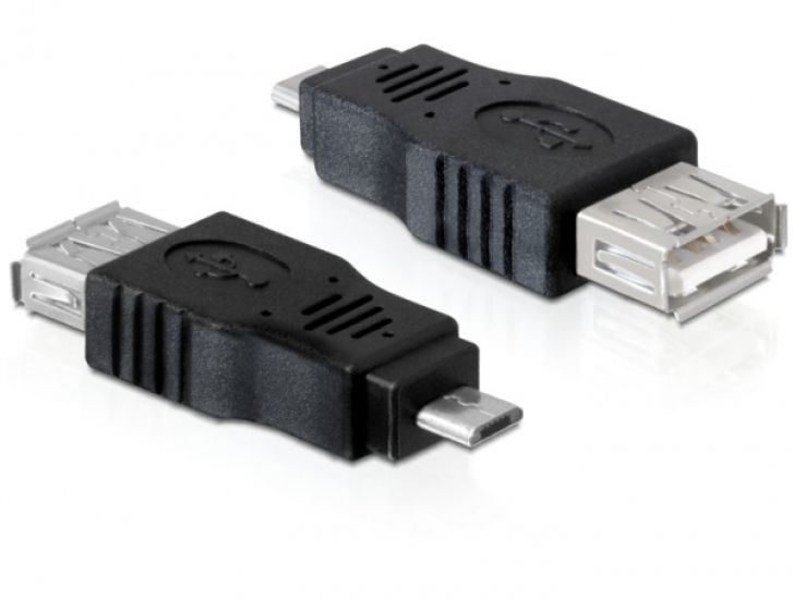 DeLock Μετατροπέας micro USB male σε USB-A female (65325)