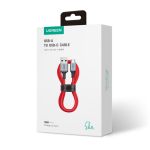 Charging Cable UGREEN US505 60W TYPE-C Red 1m 20527 6A (FOR HUAWEI)