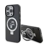 Karl Lagerfeld Magsafe Case “Karl & Choupette’s Head”iPhone 15 Pro Max (Black – KLHMP15XHMRSKCK)