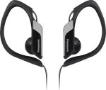 Panasonic Ακουστικά Ψείρες Earbuds RP-HS34 Τύπου Ear Hook Μαύρα