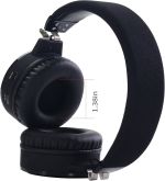 BT018 Stereo Wireless Bluetooth Rechargeable Headset Black