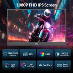 RIITEK φορητή οθόνη RS100, IPS, 15.6" 1920x1080, HDR, mini HDMI/USB-C, με ηχεία