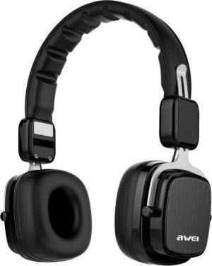 Awei A750BL Ασύρματα/Ενσύρματα On Ear Ακουστικά Μαύρα