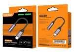 KAKUSIGA αντάπτορας USB-C σε 3.5mm KSC-428, γκρι