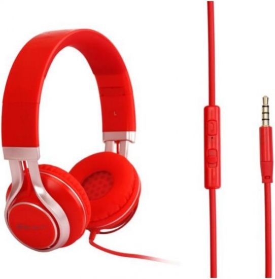 Element HD-670 White Ενσύρματα On Ear Ακουστικά Red