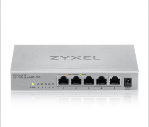 Zyxel XMG-105 Unmanaged 2.5G Ethernet [100/1000/2500] Grey (XMG-105-ZZ0101F)