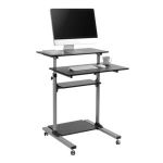 Compact Mobile Stand Up Computer Workstation Logilink BP0070