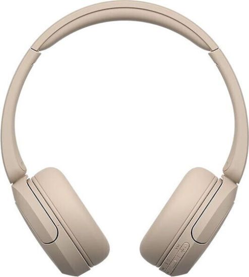 Sony WH-CH520 Ασύρματα Bluetooth On Ear Ακουστικά με 50 ώρες Λειτουργίας και Quick Charge Μπεζ